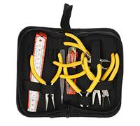 Eleage 9pcs Jewellery Pliers Set Professional Tools Kit with Comfortable Grip for DIY Jewelry Making and Wire Work