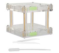 Eleage Acrylic House with High Transparency Design for Educational Observation of Feeding and Keeping 10x10x9cm