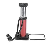 Eleage Bicycle Pump Mini Portable High Pressure Foot Inflator for Biking Adventures Aluminum Alloy (Red)