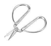 Eleage Durable Vintage Embroidery Scissors Mini Size for Dressmaking and Fabric Crafts with Precision Grooming Tool (Silver)