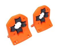 Eleage Garden Hose Roller Guide Prevents Kinks with Smooth Rollers for Easy Hose Movement Around Corners and Walls Plastic 2 Pack