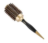 Eleage Gold Thermal Ceramic Vent Round Hair Brush, Boar Bristle Ionic Anti-Static Comb, Professional Salon Blow Dry Curling Volumizing Styling Tool (A1813-53)
