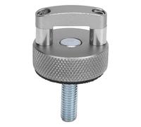 Eleage Hard Top Quick Removal Thumb Screws with D Ring for Bronco 2dr 4dr 2021 Onwards, Heavy Duty Steel Billet Aluminum, 8PCS (Silver)