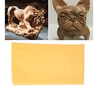 Eleage Modeling Clay for Crafting, Eco-Friendly Soft Sculpture and Pottery Clay, 200g Variety in Multiple Hardness for Artists (Earthy Yellow (Hard))