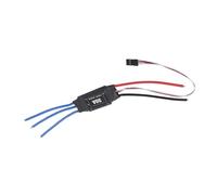 Eleage One Way Brushless ESC for RC Ship Quick Response Speed Controller 30A 2-4s UBEC 2A 5V (30A)