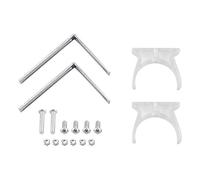 Eleage PC Water Cooling Reservoir Kit with Acrylic Cylinder Tank for Effective Heat Reduction and Quiet Operation, Durable POM and PMMA Material, Includes Brackets and Screws