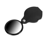 Eleage Pocket Magnifying Glass 6X Ultra Clear Optical Lens with Folding Handle for Reading and Observation, Mini Compact Design, Ideal for Seniors and Students