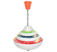 Eleage Push Down Spinning Top Toy, Automatic Rotating Drift Gyroscope with LED Light & Music, Hand Press Spinning Top Interactive Educational Toy Gift for Kids Boys Girls (Colorful)