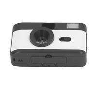 Eleage Reusable 35MM Film Camera Lightweight Vintage Style with Flash for Everyday Use 28MM F/8 Lens (Black White)