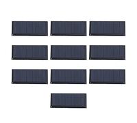 Eleage Small Solar Cell Module Set for DIY Projects and Science Toys 10pcs Weather Resistant Polysilicon 0.15W 5V
