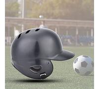 Eleage Sport Baseball Batting Helmet, Lightweight ABS Protective Gear for Adults and Teens, Breathable Design with Strap, Available in Black, Red, Blue (Black)
