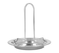 Eleage Vertical Stainless Steel Chicken Roaster Rack Thickened Design for Delicious Roasting Ideal for Camping and BBQ 1 Unit