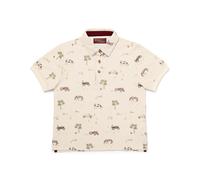 Eleanor Charles Boys The Farm Print Short Sleeved Polo Shirt - Print - Size: Age 4