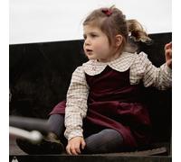 Eleanor Charles Childs The Check Embroidered Blouse - Size: 12-18 months