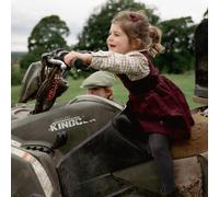 Eleanor Charles Childs The Cord Dress - Burgundy - Size: 1-2 Years