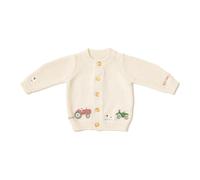 Eleanor Charles Childs The Organic Cotton Embroidered Cardigan - Print - Size: Age 2