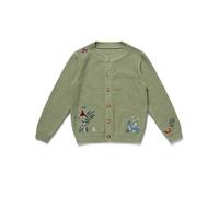 Eleanor Charles Enchanted Forest Cardigan - Green - Size: Age 1-2