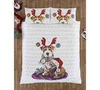 Eleanor James Ivy and Snowy Duvet Cover Set, Multi, Single