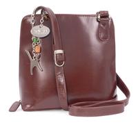 Catwalk Collection Handbags - Women's Medium Leather Cross Body Bag - Shoulder Bag With Long Adjustable Strap - Eleanor - Brown