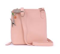 Eleanor Leather Cross Body Bag Catwalk Collection Handbags Pink Medium