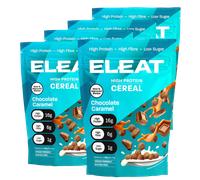 ELEAT Chocolate Caramel High Protein Cereal 250g - Case of 5 [Best Before: 14/11/2025]