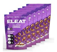 ELEAT | High Protein Cereal with Prebiotic Inulin for Gut Health | Chocolate Triumph | Low Sugar High Fibre Breakfast | Gluten Free Vegan | 6 x 250g Multi-Pac