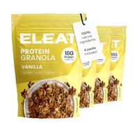 ELEAT | High Protein Healthy Granola Breakfast | Vanilla | Vanilla | Low Sugar & High Fibre Snack | 4x Vanilla