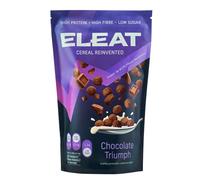 ELEAT Protein Cereal Multi-Pack 4 x 250g Pouches - Chocolate Triumph - Healthy Cereal, Pre & Post Workout - High Protein & Fibre with Good Bacteria & Amino Acids - Low Sugar, Vegan, Gluten-Free
