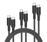 Elebase 60W USB C to Type C Charger Cable 0.5/1/2m 3Pack