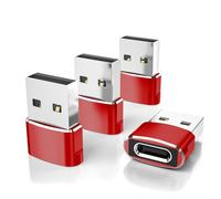 Elebase for Airpods Pro 3 Adapter,USB to USB C Adaptor 4Pack,USBC Female to A Male Cable Connecter for Apple Watch Ultra iWatch 11 10 9 8 7 SE 2,Airpods 4,iPad 8th 9th 10th Air 5th Mini 6th Generation