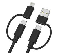 Elebase for Airpods Pro 3 Charger Cord, Charging Cord 2M USB C Power Cable | Cord with USBA Adapter/iOS/TypeC for New Apple Airpods Pro 4th Generation,iPad 10 9,Mini 7,Air 5 6,Galaxy Note 10 Plus Ultra