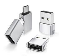 Elebase for Apple Watch 11 10 Charger Adaptor 4Pack,USB to USB C Adapter with Type C Male to USB 3.0 Female Converter,Thunderbolt 4 OTG for iPhone 17 16 15,AirPods Pro 3,iWatch Ultra 3,Samsung S25 S24