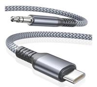 Elebase for iPhone 17 USB C Aux Cable 1.8M,Type C to 3.5MM Jack Audio Adapter Auxiliary Cord for Car,Gooel Pixel 9 8,Apple iPhone 17 Air 16 15 Pro Max Plus,iPad 10 10th,Mini 7 8,Air 4 5 6 7 Generation