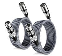Elebase XLR to XLR Mic Cable 2Pack 3M/10FT,Male to Female Microphone Cord