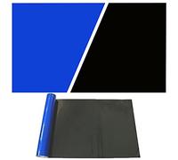 ELEBOX Aquarium Background Blue Black Fish Tank Background Picture Static Cling Backdrop for Aquarium Wallpaper 24" x 71"