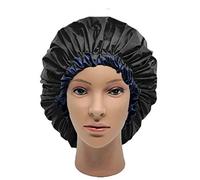 ELEBOX Jumbo Shower Cap XL Double-Layer Satin Bonnet Sleep Cap for Braids Waterproof Bath Caps Reusable Shower Hat