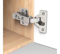 ELEBUILD 20 Pack Full Overlay Cabinet Hinges, 110° Soft Close, Slow Smooth Self Closing, Concealed Door Hinge, 3D Adjustment, Clip-on Plate, Hidden Hardware for Kitchen Cupboard, Wardrobe