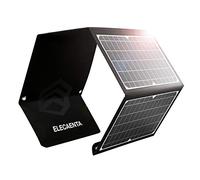 ELECAENTA 30W ETFE Foldable Solar Charger 3 USB Ports USB-C PD18W QC3.0 Zipper Protection Portable Solar Panel IPX5 Waterproof for Cell Phone Smartphone Tablet Powerbank Camera Outdoor Camping Travel