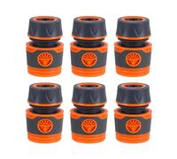 Elecbee 6 PCS Garden Hose Connector, 1/2" Quick Connector, Outside Tap to Hose Connector Fittings Set, Universal Tap Adapter for Hose Pipe, Garden, Car Wash