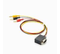 Elecbee Can-Bus Lin-Bus Communication Cable Db9 Male Female Adapter To Three Banana Connector 0.5M