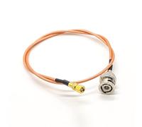 Elecbee Coaxial Connector Cables, BNC to Cable Adapter with SMC Male RG316 Assembly,SMA Male to BNC Male Low Loss RF Coaxial Cable 50cm for Antennas, Ham Radio, Wireless LAN Devices, Wi-Fi, Radios