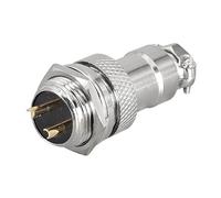 Elecbee GX16 2 Pin Aviation Connector Reverse Type Male Plug and Female Socket Back Mount Solder Type for Cable