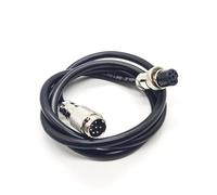 Elecbee GX16 7 Pin Aviation Cable Assemblies, 1m, Male to Female, Straight, Outdoor, Compatible with Aircraft Avionics, Flight Data Recorders