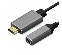 Elecbee HDMI To Mini for DP Converter Adapter Cable 4K X 2K HDMI Male to Mini for DP Female Video Cable