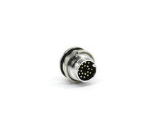 Elecbee J09 straight male socket 19pin M16 connector IP65 Solder type for cable connector