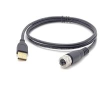 Elecbee M12 to USB Cable M12 4Pin A Code Female to USB 2.0 A Male Assembly 1M AWG26