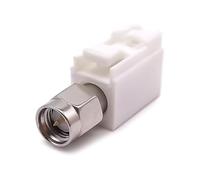 Elecbee RF Adapter A Code Fakra Female to SMA Male Car Panel Mount Automotive Vehicle Antenna Connector (B Code) - Durable and Compatible Antenna Solution for Vehicles