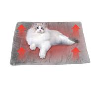 Elecbee Self Warming Cat Bed, Self Heating Dog Bed Mat, Soft & Safe Self Heating Pet Pad washable and Electric-Free Warming Pet Blanket with Non-Slip Bottom for Indoor & Outdoor Cats、Puppy 70 x 45 cm
