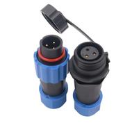 Elecbee SP13 Series Flight-Ready Connector, IP68 Waterproof Plug Socket plugin Compatible with Panel Mount, Includes Waterproof Cover