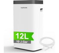 ELECCI Dehumidifier 16L, Dehumidifier for Home & Clothes Drying 100m³ (40m²), Timer, Auto Defrost, Quiet (40dB), 1.4L Tank, Continuous Drain, Built-In Pump, Automatic Mode, Ideal for Basement, Bedroom